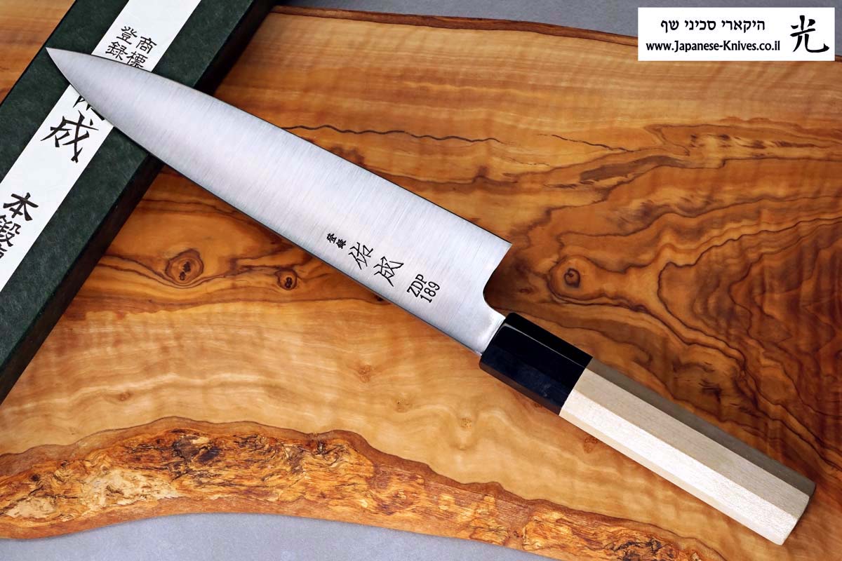 סכין שף (גיוטו) סוקנארי 210מ"מ ZDP-189 חלק